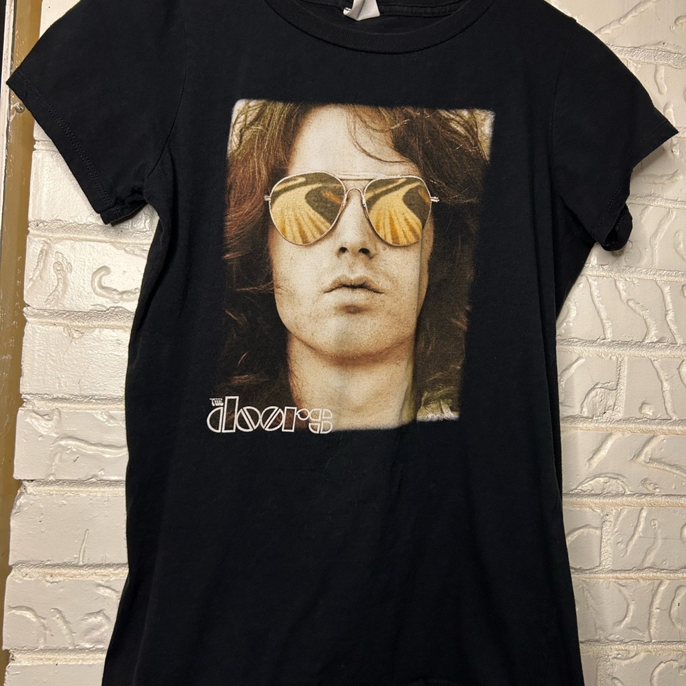The Doors - Jim Morrison Portrait Shirt - Size Woman’s Large but Fits Smaller